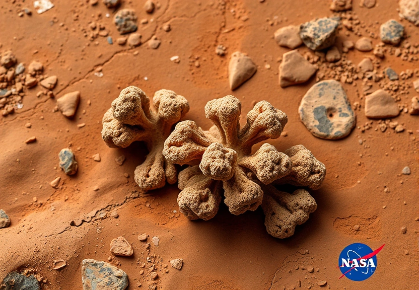 Representação visual de Did NASA Discover Coral on Mars? Uncover the Geology Behind It!