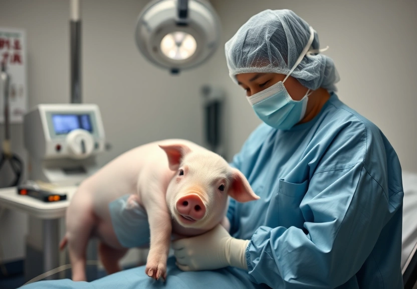 Representação visual de Pioneering Pig Lung Transplant Gives Hope to Brain-Dead Patient in China